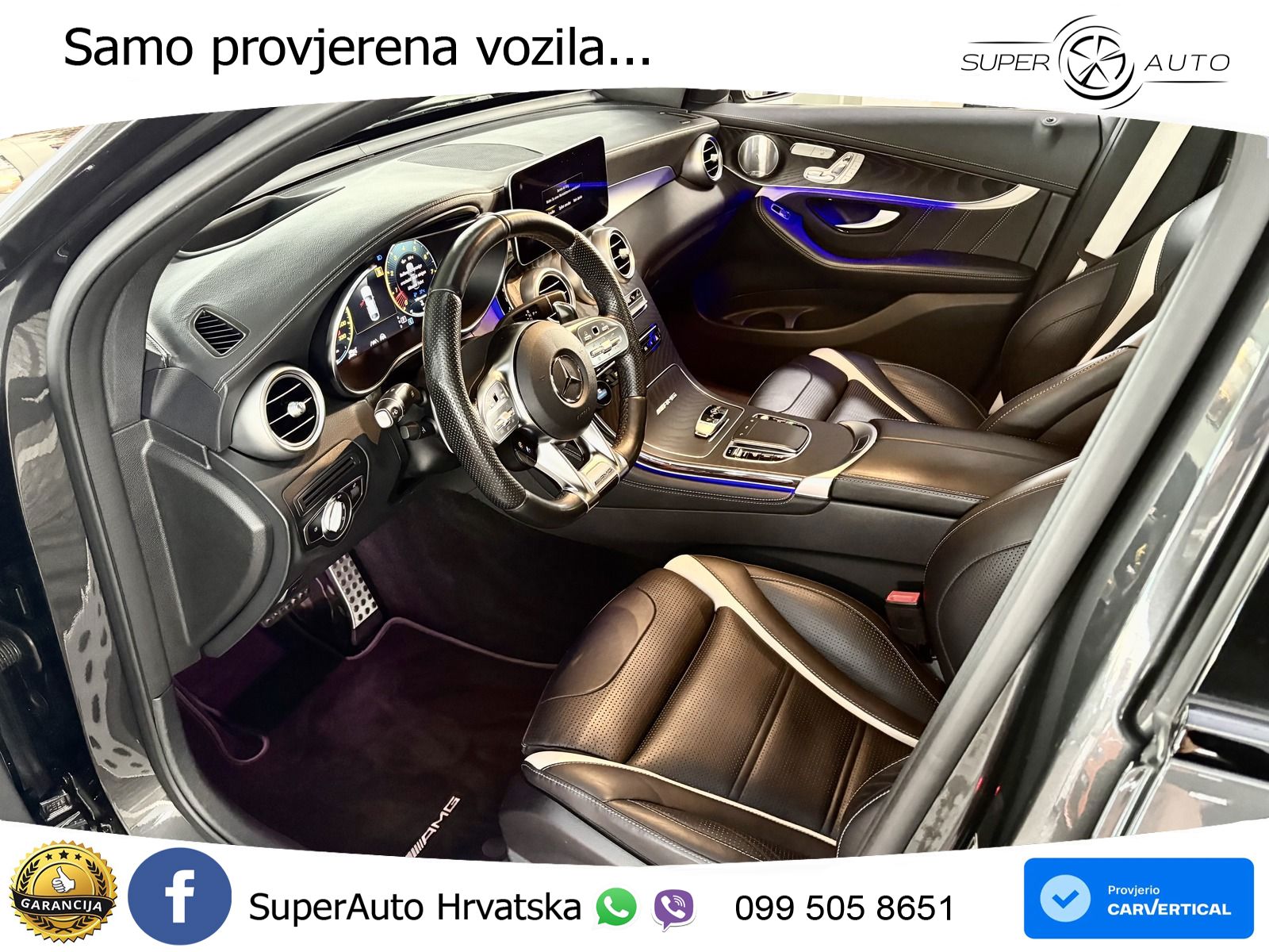 Mercedes GLC Coupe AMG 63 S V8 (510 KS) 4MATIC+ MCT ACC+HEAD+4xGR SJED+360+PANO