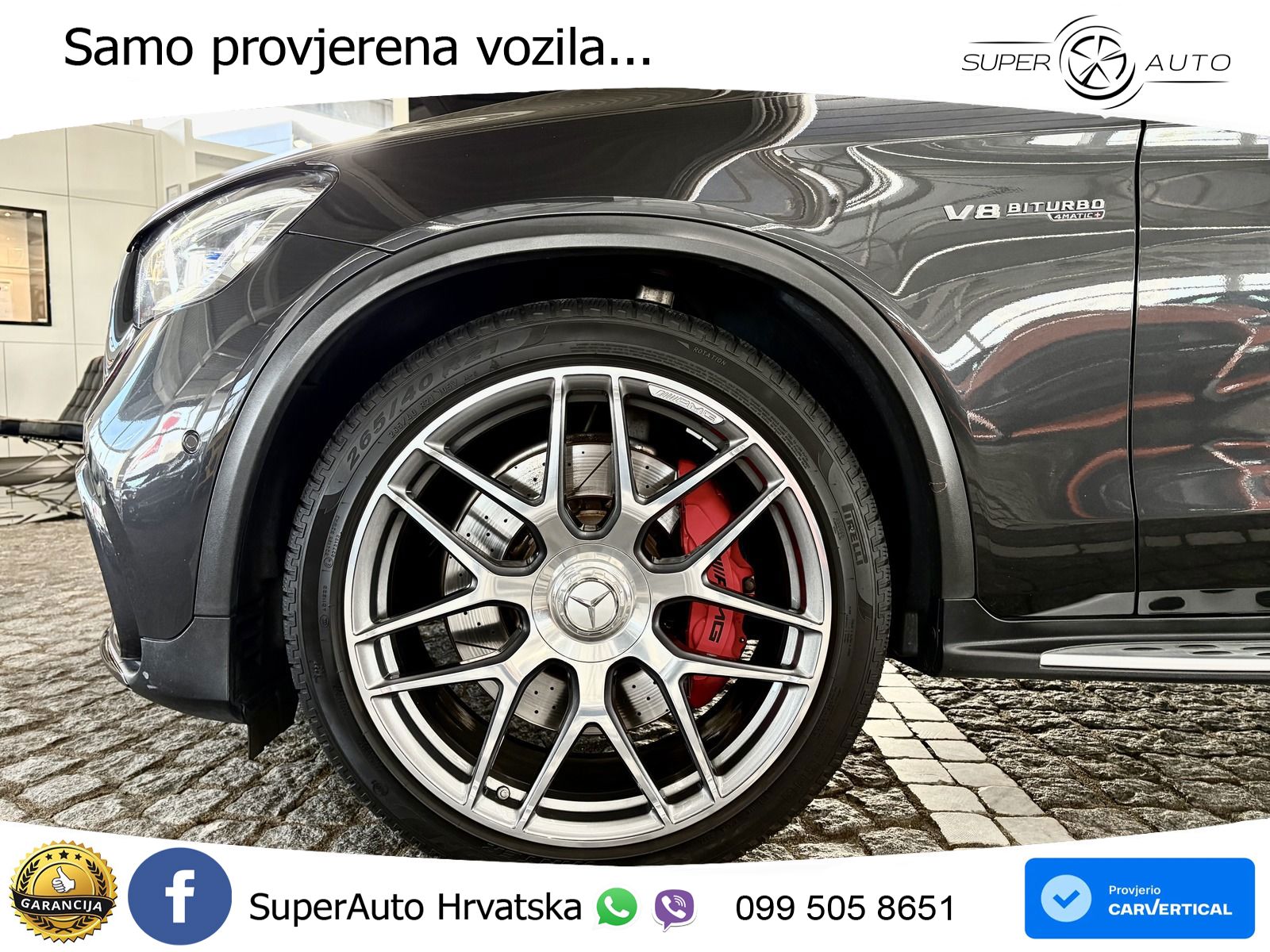 Mercedes GLC Coupe AMG 63 S V8 (510 KS) 4MATIC+ MCT ACC+HEAD+4xGR SJED+360+PANO