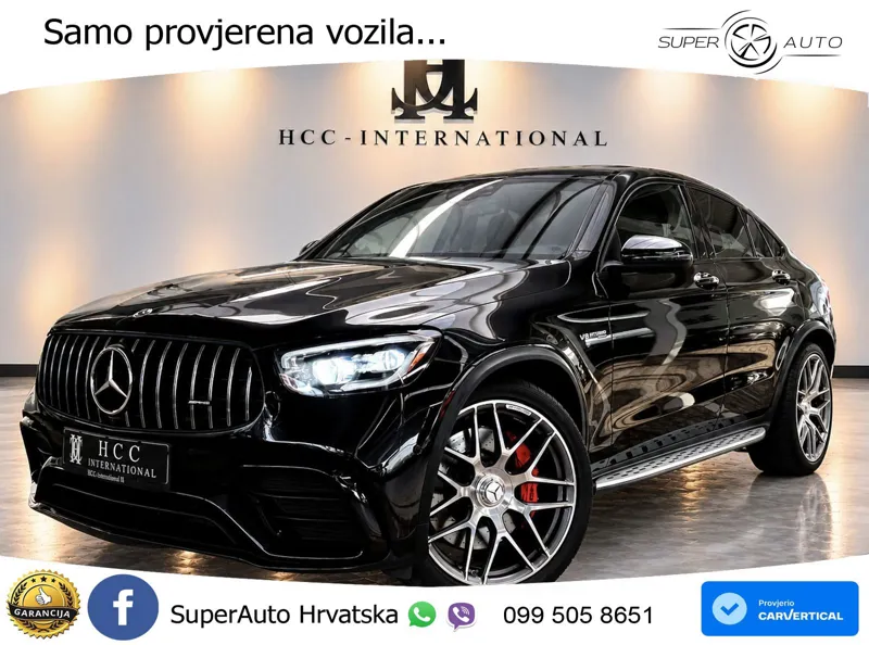 Mercedes GLC Coupe AMG 63 S V8 (510 KS) 4MATIC+ MCT ACC+HEAD+4xGR SJED+360+PANO