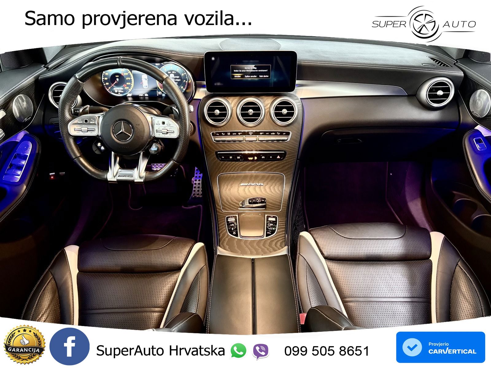 Mercedes GLC Coupe AMG 63 S V8 (510 KS) 4MATIC+ MCT ACC+HEAD+4xGR SJED+360+PANO