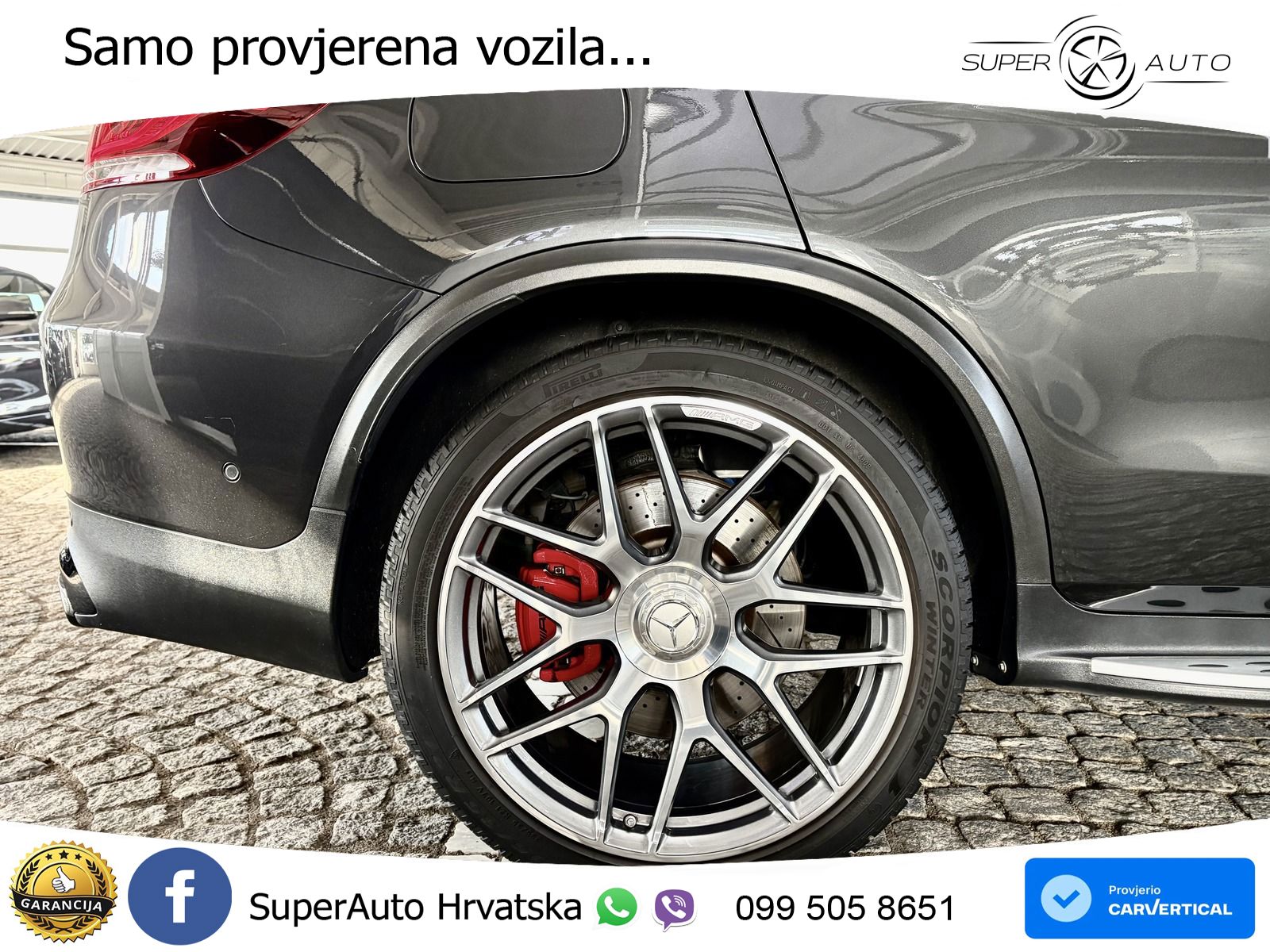 Mercedes GLC Coupe AMG 63 S V8 (510 KS) 4MATIC+ MCT ACC+HEAD+4xGR SJED+360+PANO