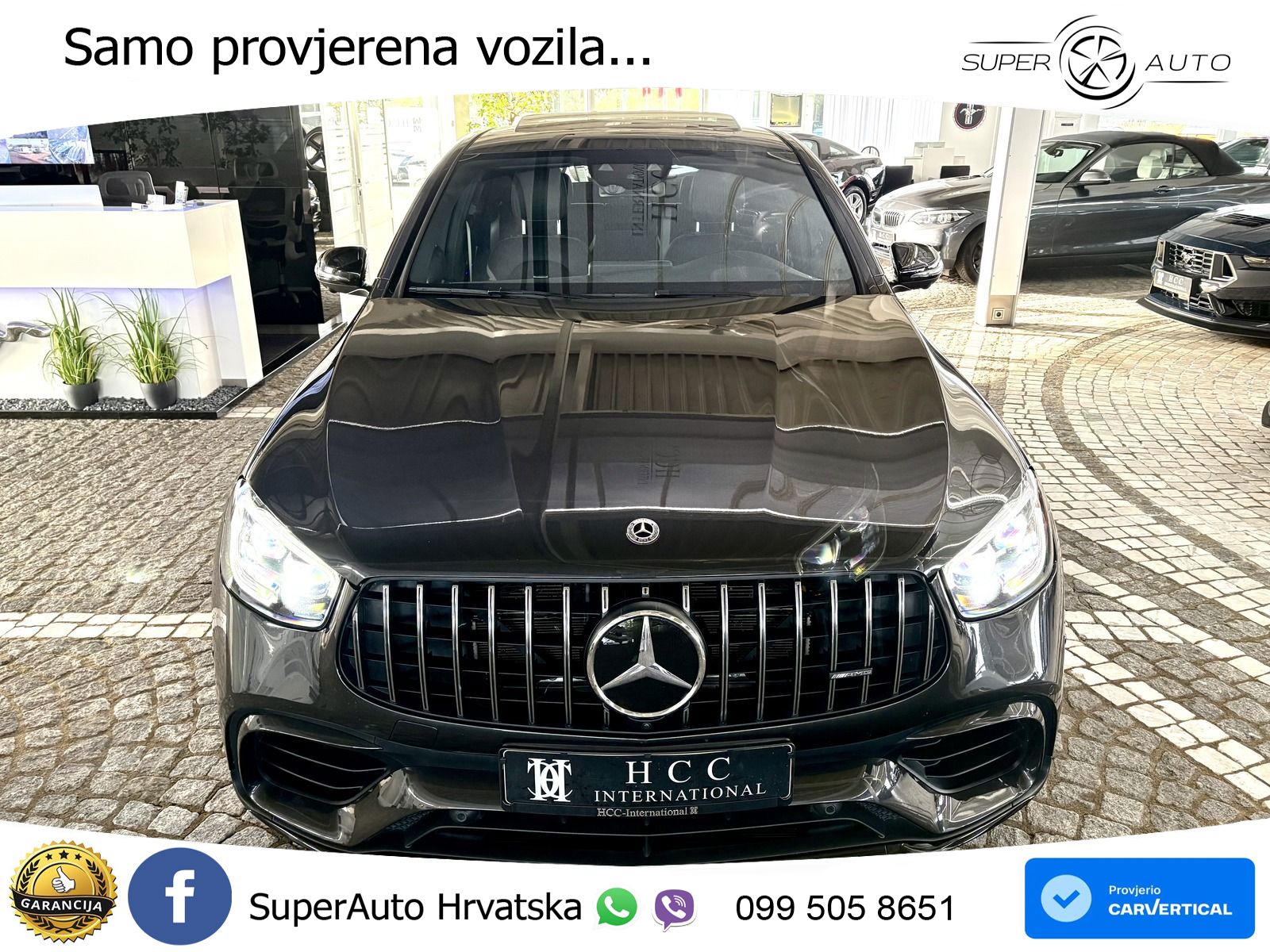 Mercedes GLC Coupe AMG 63 S V8 (510 KS) 4MATIC+ MCT ACC+HEAD+4xGR SJED+360+PANO