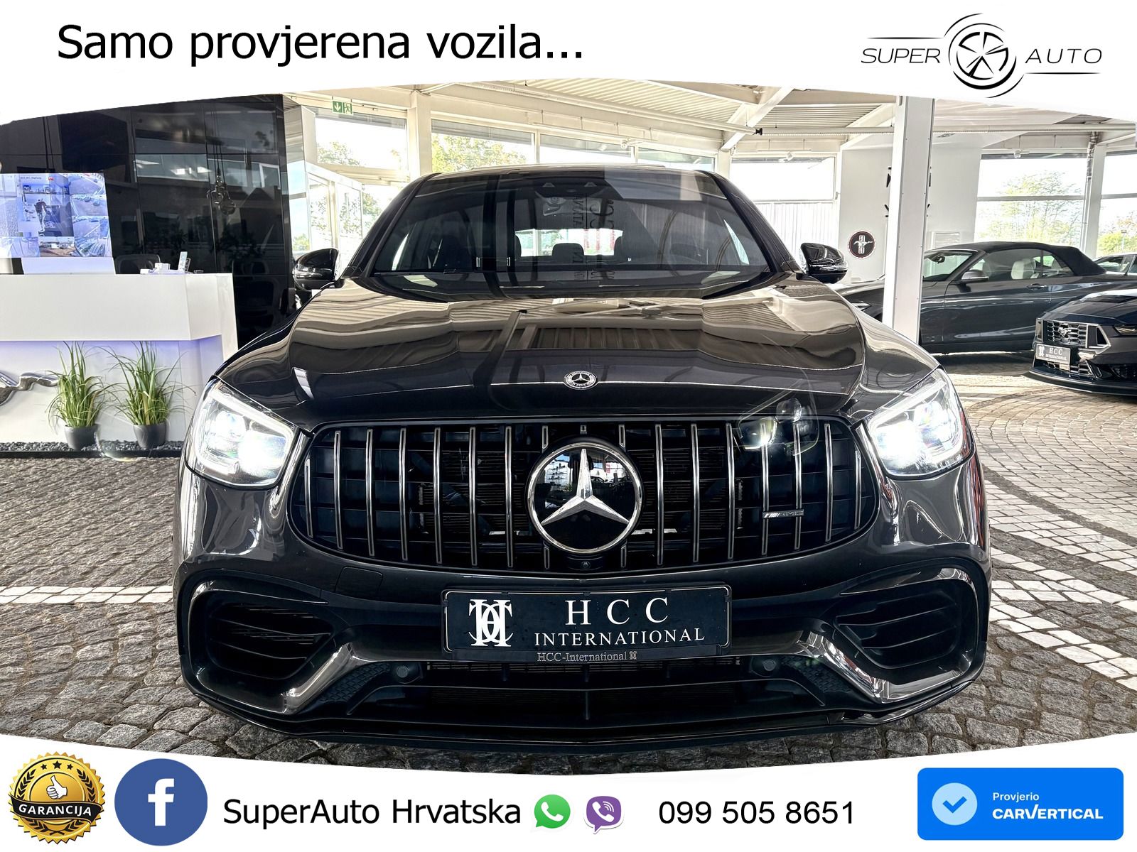 Mercedes GLC Coupe AMG 63 S V8 (510 KS) 4MATIC+ MCT ACC+HEAD+4xGR SJED+360+PANO
