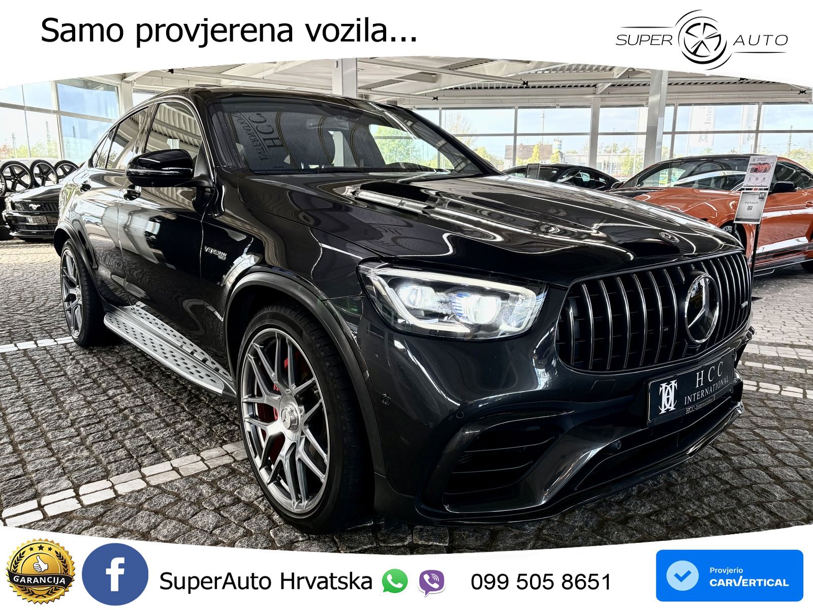Mercedes GLC Coupe AMG 63 S V8 (510 KS) 4MATIC+ MCT ACC+HEAD+4xGR SJED+360+PANO
