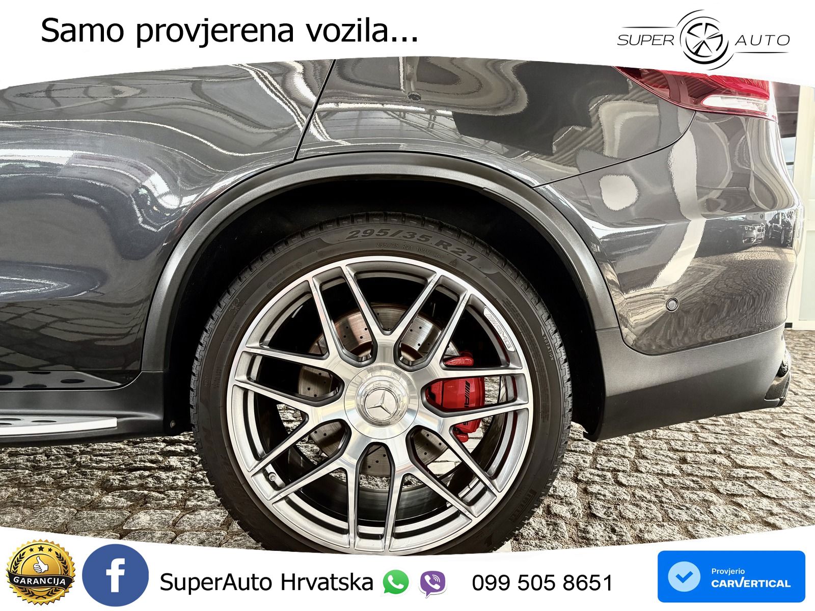 Mercedes GLC Coupe AMG 63 S V8 (510 KS) 4MATIC+ MCT ACC+HEAD+4xGR SJED+360+PANO