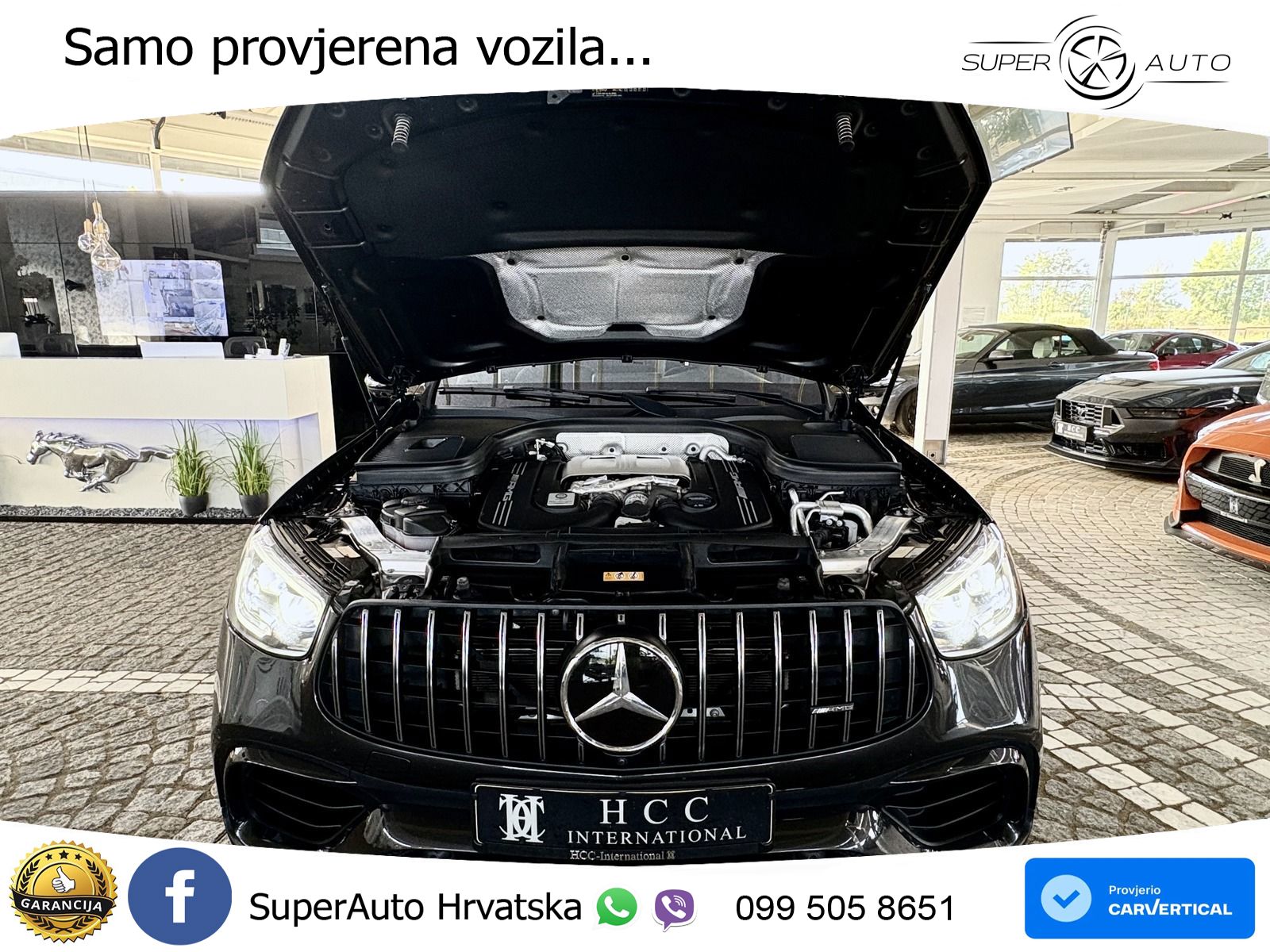 Mercedes GLC Coupe AMG 63 S V8 (510 KS) 4MATIC+ MCT ACC+HEAD+4xGR SJED+360+PANO