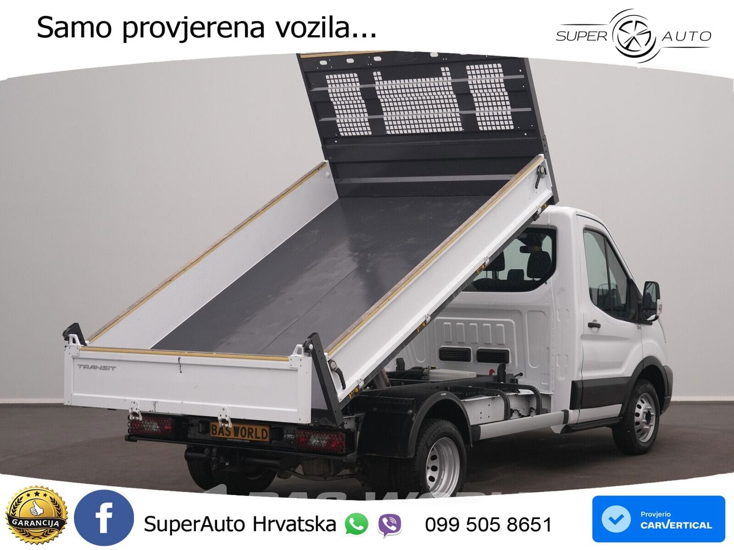 Ford Transit 165pk Kipper Dubbellucht 3,5t Trekhaak A 165 KS