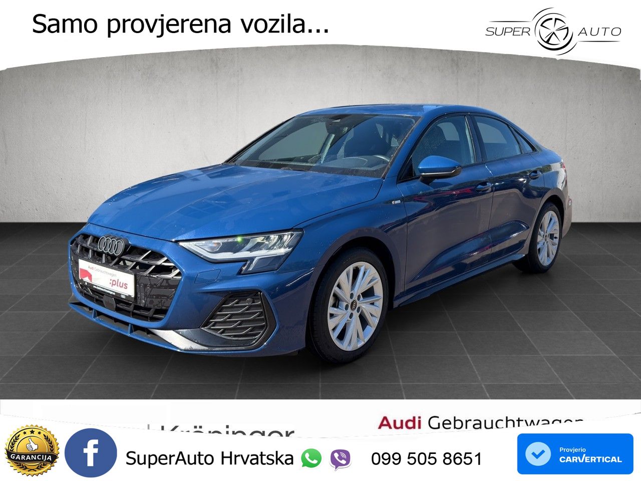 Audi A3 Limuzina 30 TFSI (116 KS) S tronic S line LED+GR SJED+ACC