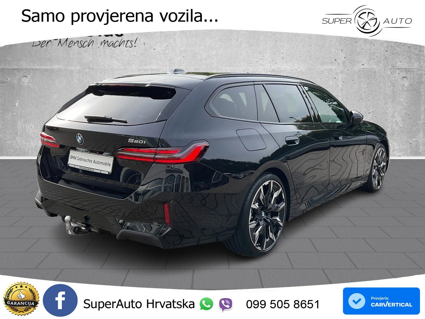 BMW 520i Touring (208 KS) Steptronic M Sport ACC+HEAD+GR SJED+360+PANO
