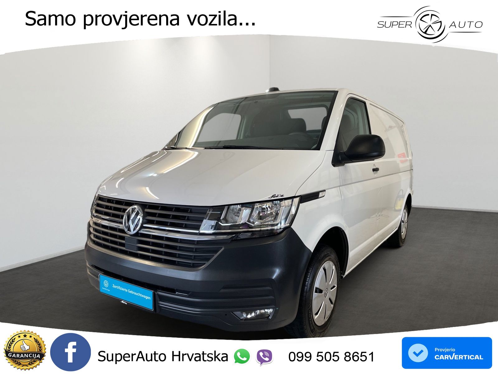 Volkswagen T6.1 Transporter Kasten 2.0 TDI KR *APPCON*KLIMA 110 KS
