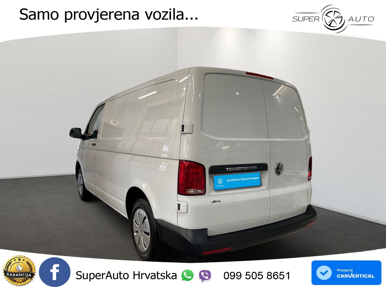 Volkswagen T6.1 Transporter Kasten 2.0 TDI KR *APPCON*KLIMA 110 KS