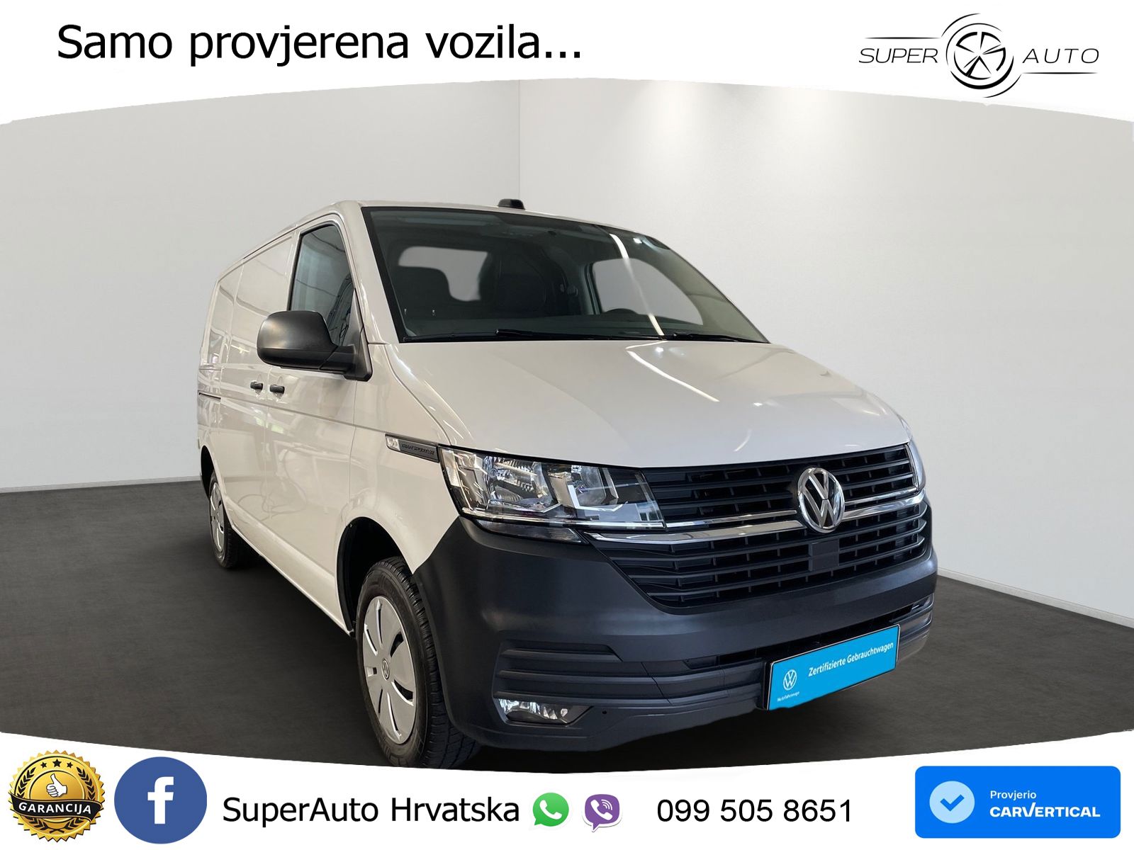 Volkswagen T6.1 Transporter Kasten 2.0 TDI KR *APPCON*KLIMA 110 KS