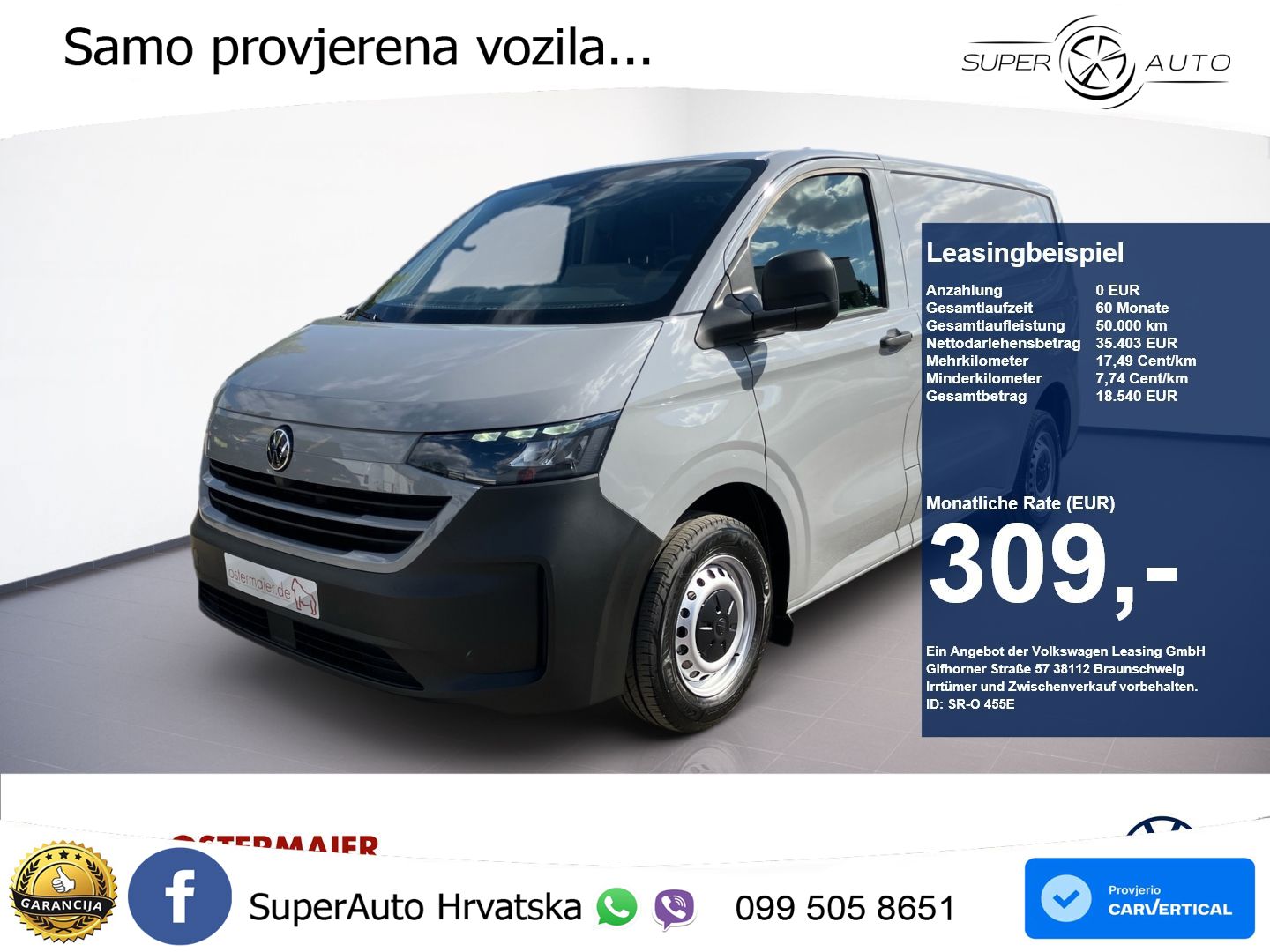 Volkswagen Transporter Kasten kurzer Radstand Transporter K 116 KS