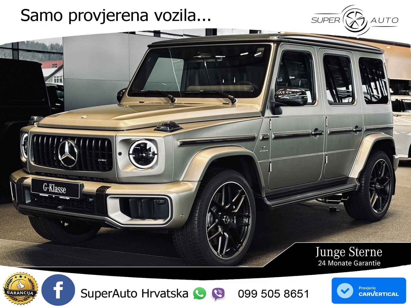 Mercedes AMG G 63 Long V8 (585 KS) 4MATIC 9G-TRONIC AMG SPEEDSHIFT TCT Superior LED+GR SJED+ACC