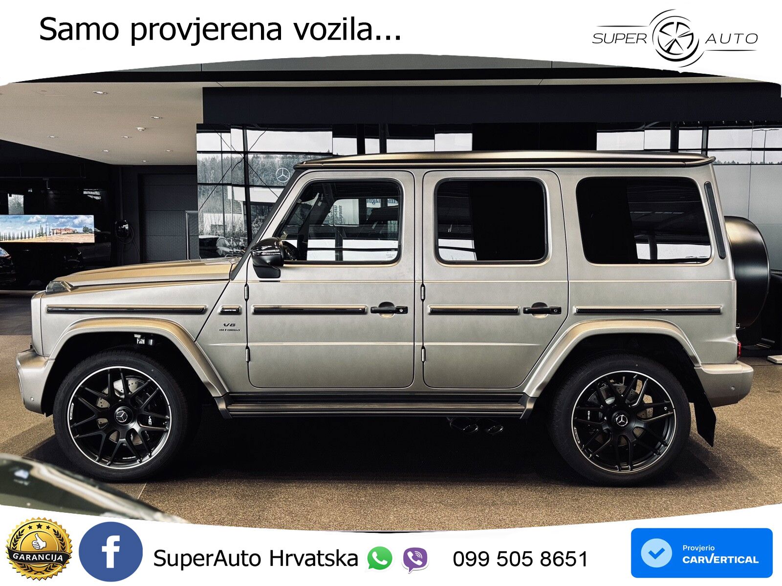 Mercedes AMG G 63 Long V8 (585 KS) 4MATIC 9G-TRONIC AMG SPEEDSHIFT TCT Superior LED+GR SJED+ACC