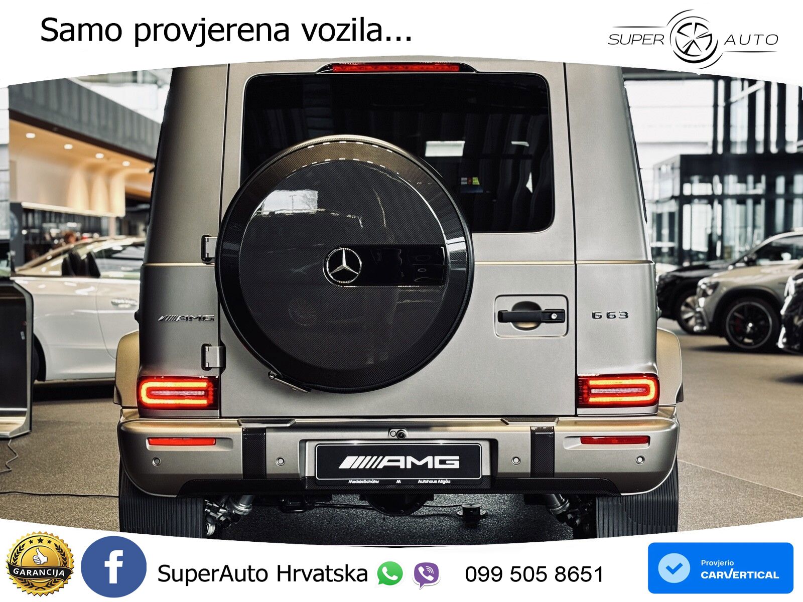 Mercedes AMG G 63 Long V8 (585 KS) 4MATIC 9G-TRONIC AMG SPEEDSHIFT TCT Superior LED+GR SJED+ACC
