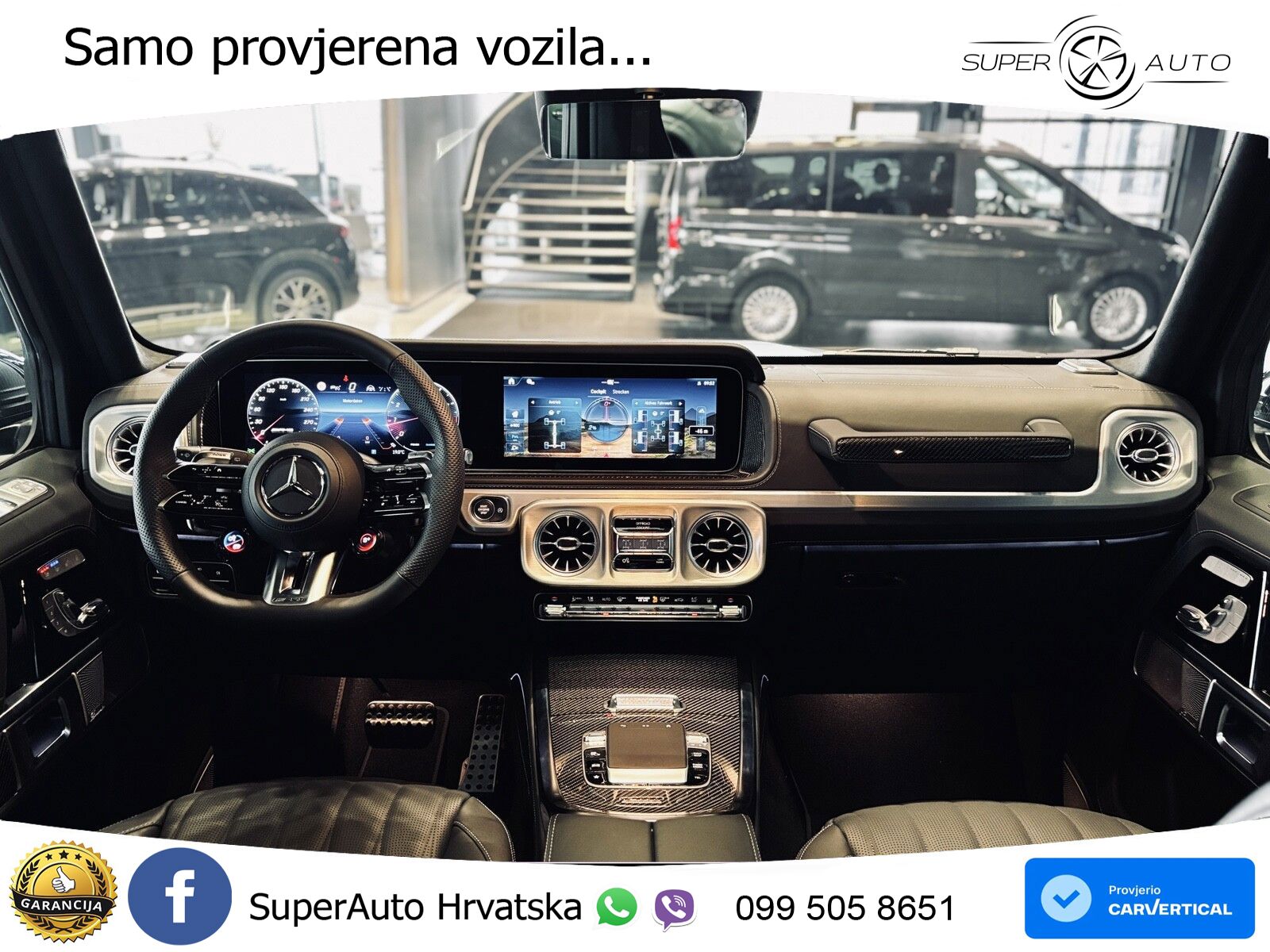 Mercedes AMG G 63 Long V8 (585 KS) 4MATIC 9G-TRONIC AMG SPEEDSHIFT TCT Superior LED+GR SJED+ACC