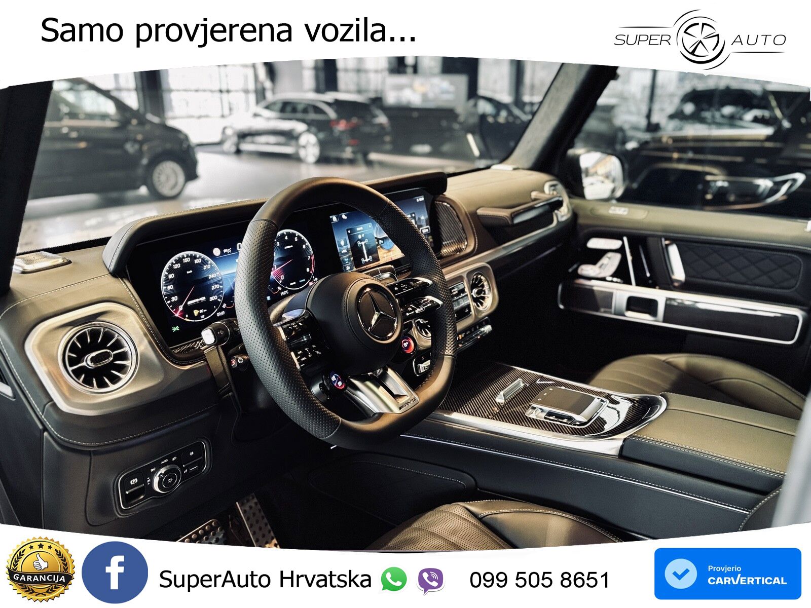 Mercedes AMG G 63 Long V8 (585 KS) 4MATIC 9G-TRONIC AMG SPEEDSHIFT TCT Superior LED+GR SJED+ACC