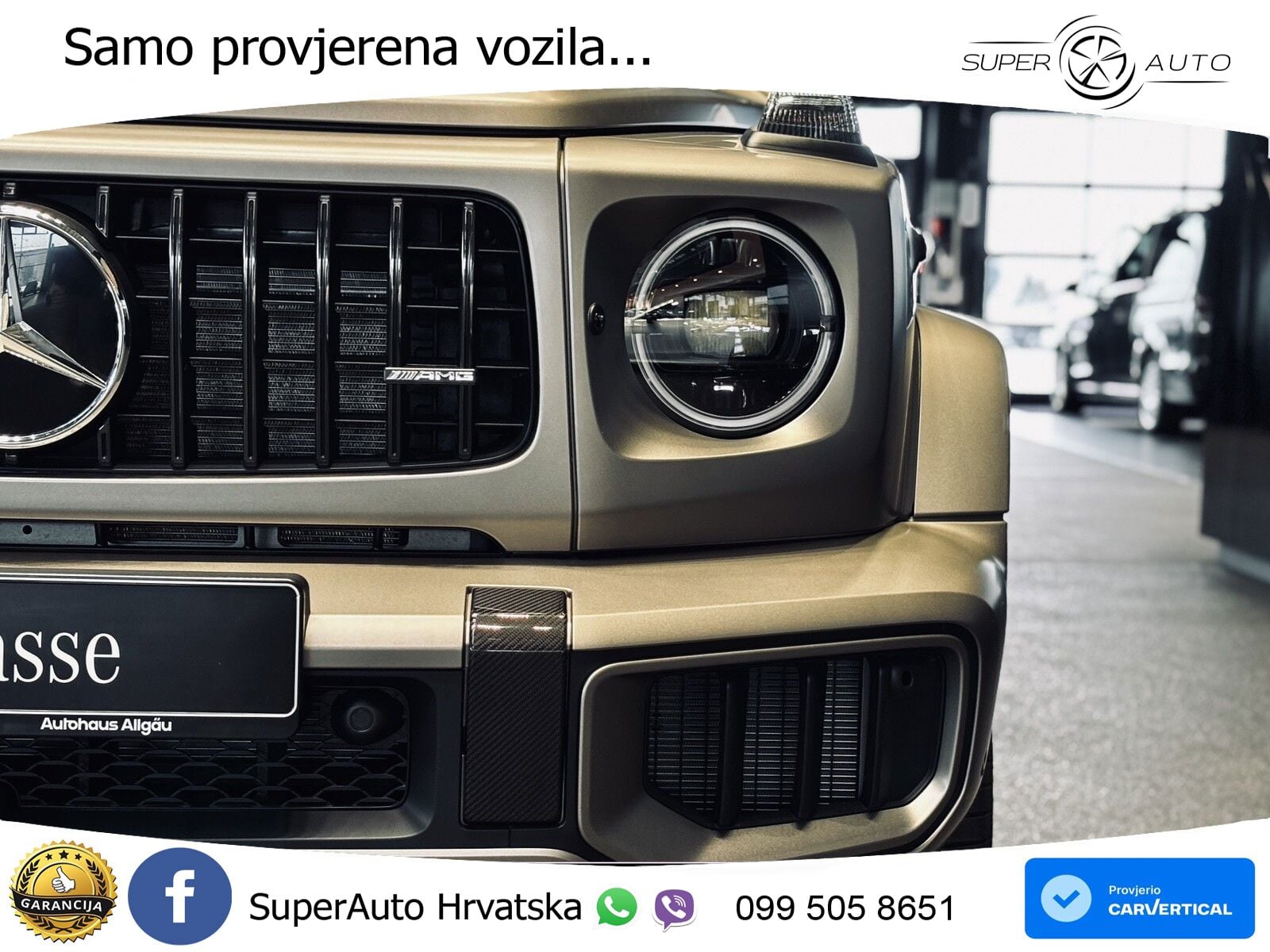Mercedes AMG G 63 Long V8 (585 KS) 4MATIC 9G-TRONIC AMG SPEEDSHIFT TCT Superior LED+GR SJED+ACC