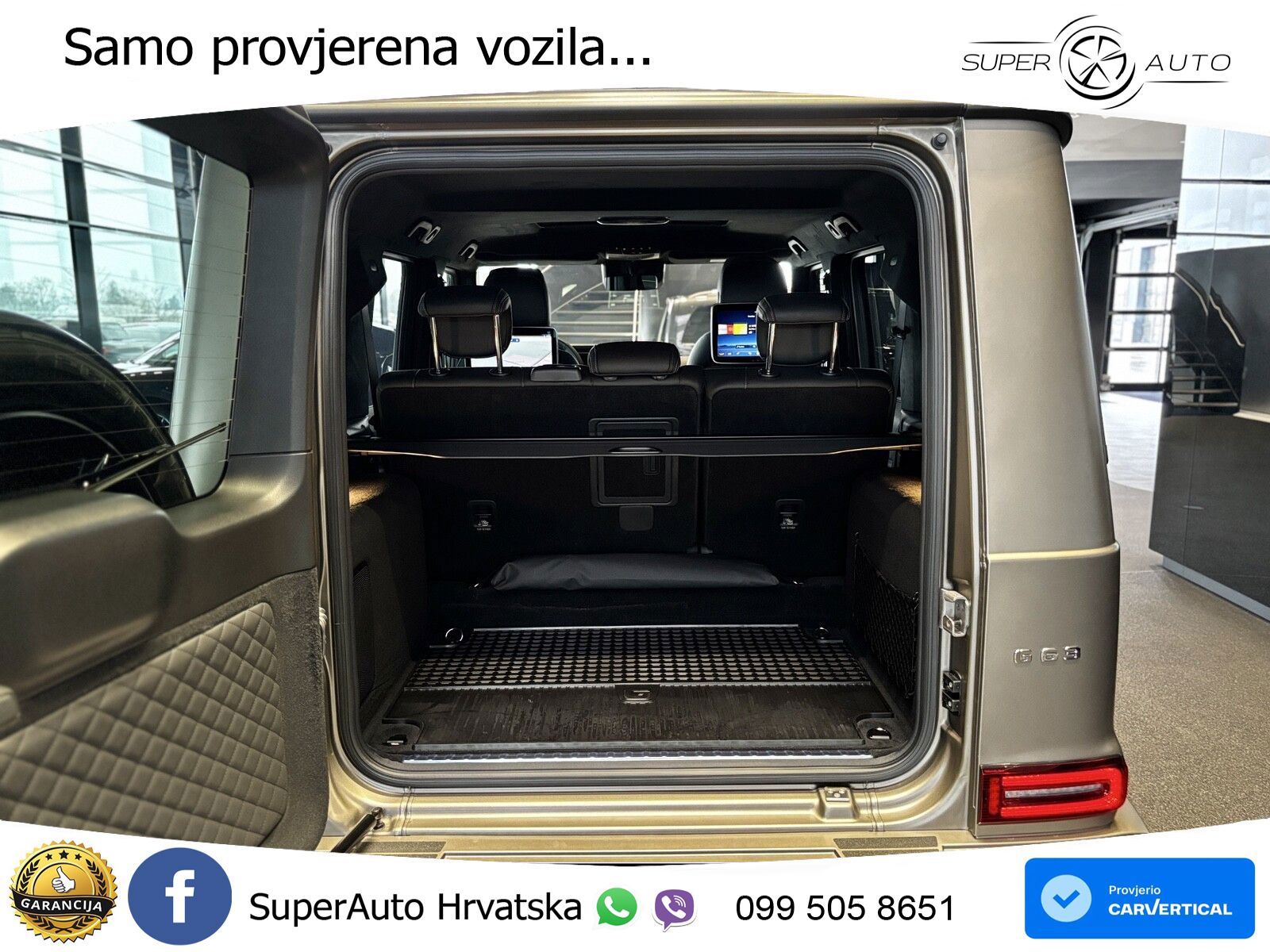 Mercedes AMG G 63 Long V8 (585 KS) 4MATIC 9G-TRONIC AMG SPEEDSHIFT TCT Superior LED+GR SJED+ACC