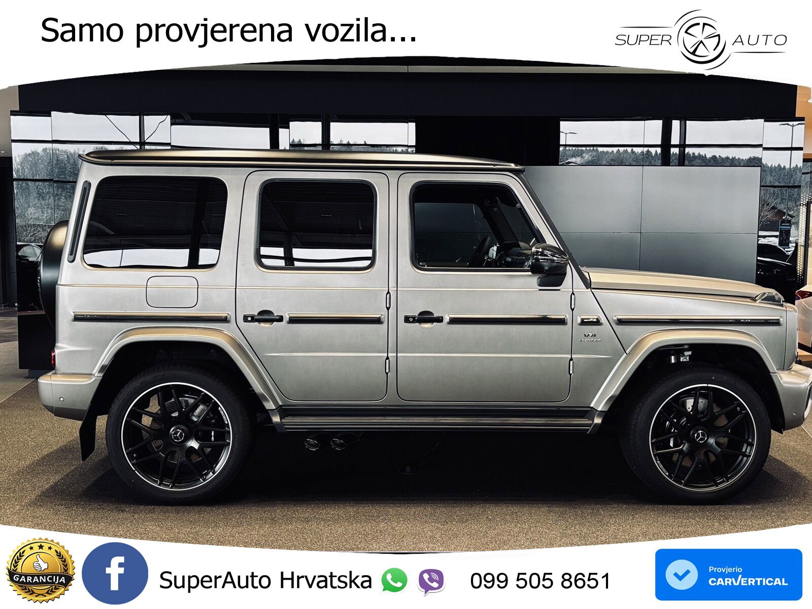 Mercedes AMG G 63 Long V8 (585 KS) 4MATIC 9G-TRONIC AMG SPEEDSHIFT TCT Superior LED+GR SJED+ACC