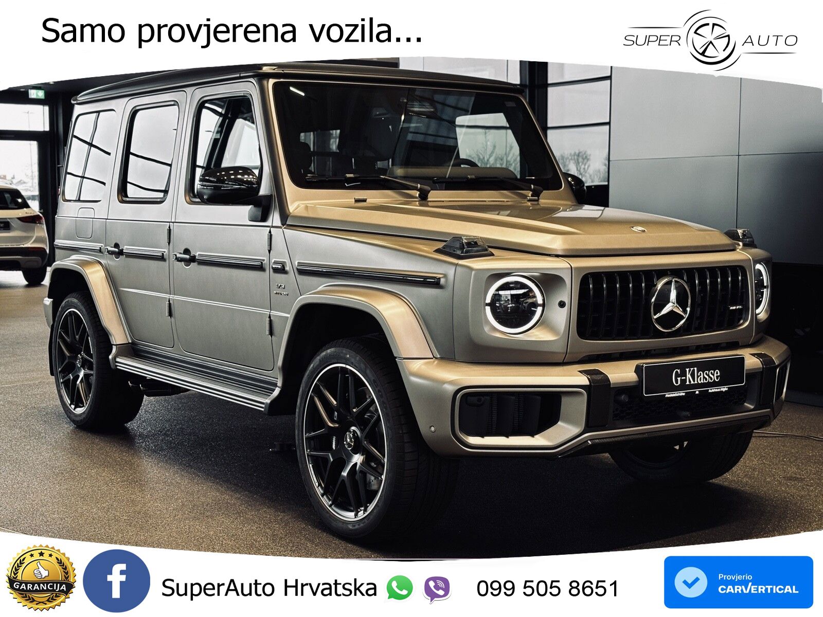 Mercedes AMG G 63 Long V8 (585 KS) 4MATIC 9G-TRONIC AMG SPEEDSHIFT TCT Superior LED+GR SJED+ACC