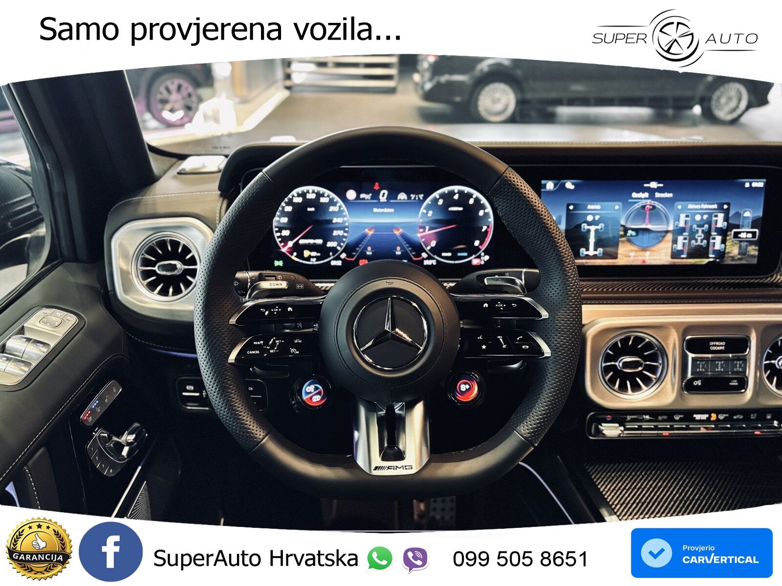 Mercedes AMG G 63 Long V8 (585 KS) 4MATIC 9G-TRONIC AMG SPEEDSHIFT TCT Superior LED+GR SJED+ACC