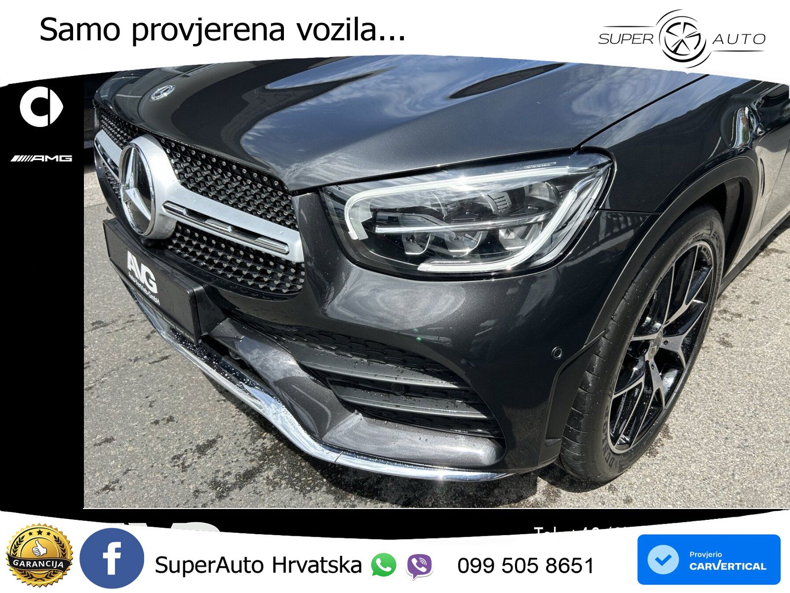 Mercedes GLC 400d (330 KS) 4MATIC 9G-TRONIC AMG ZRAČNI+ACC+4xGR SJED+KAM