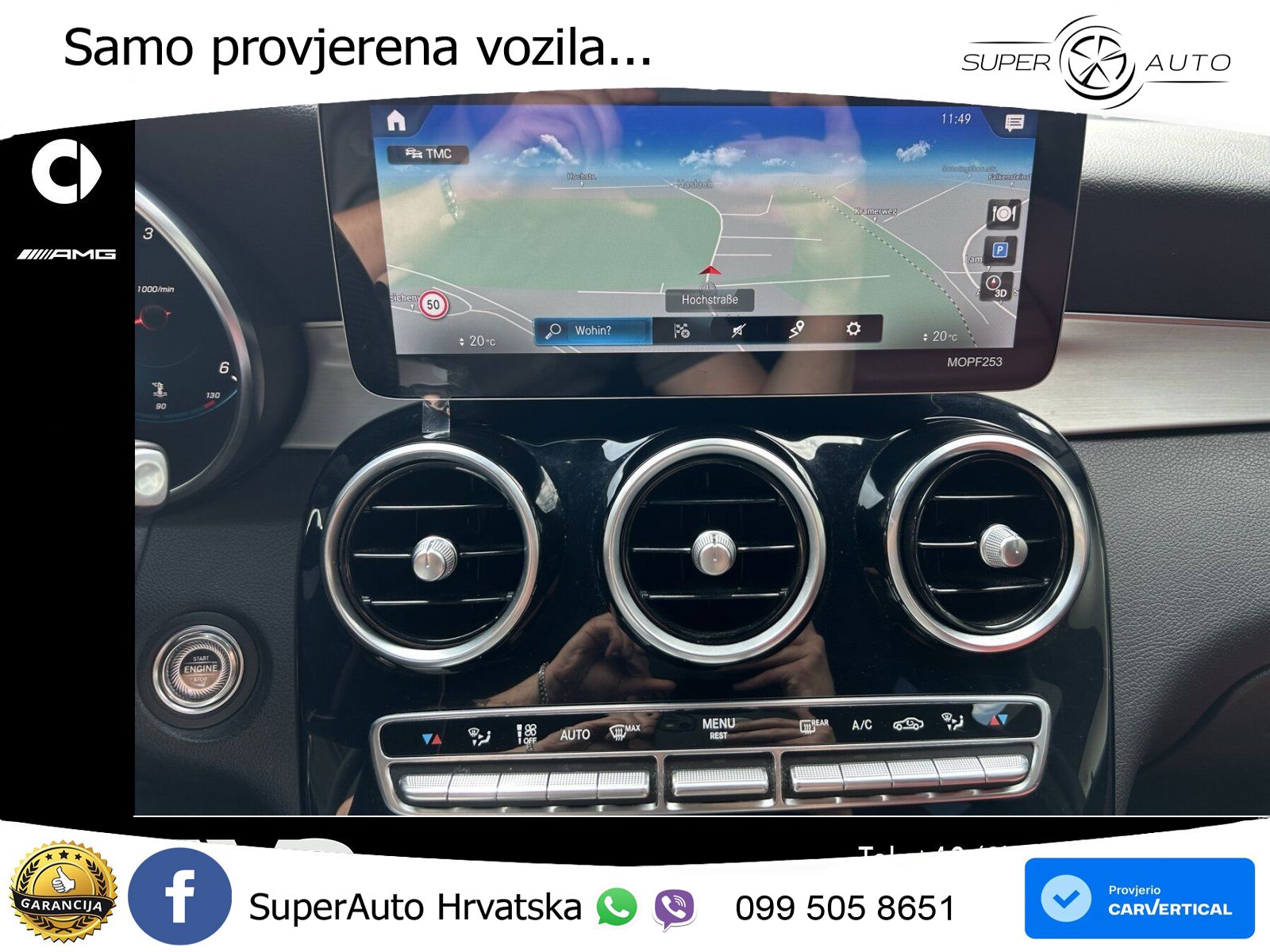 Mercedes GLC 400d (330 KS) 4MATIC 9G-TRONIC AMG ZRAČNI+ACC+4xGR SJED+KAM