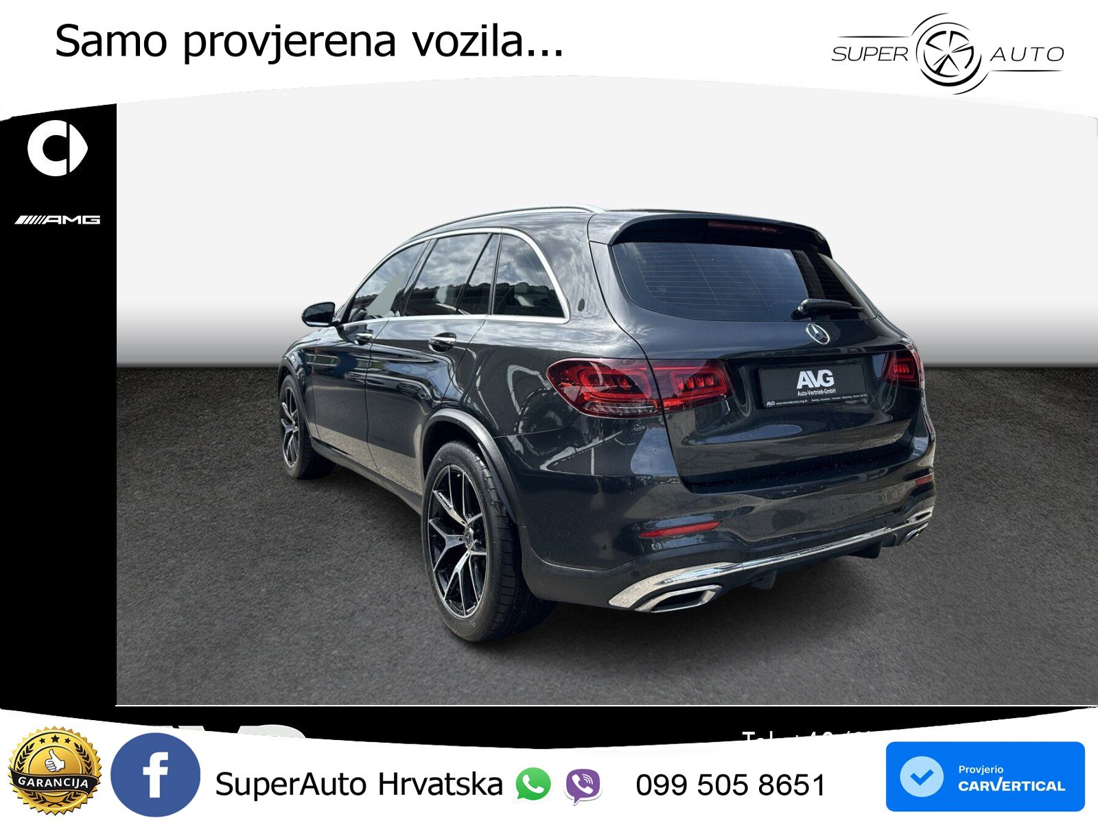 Mercedes GLC 400d (330 KS) 4MATIC 9G-TRONIC AMG ZRAČNI+ACC+4xGR SJED+KAM