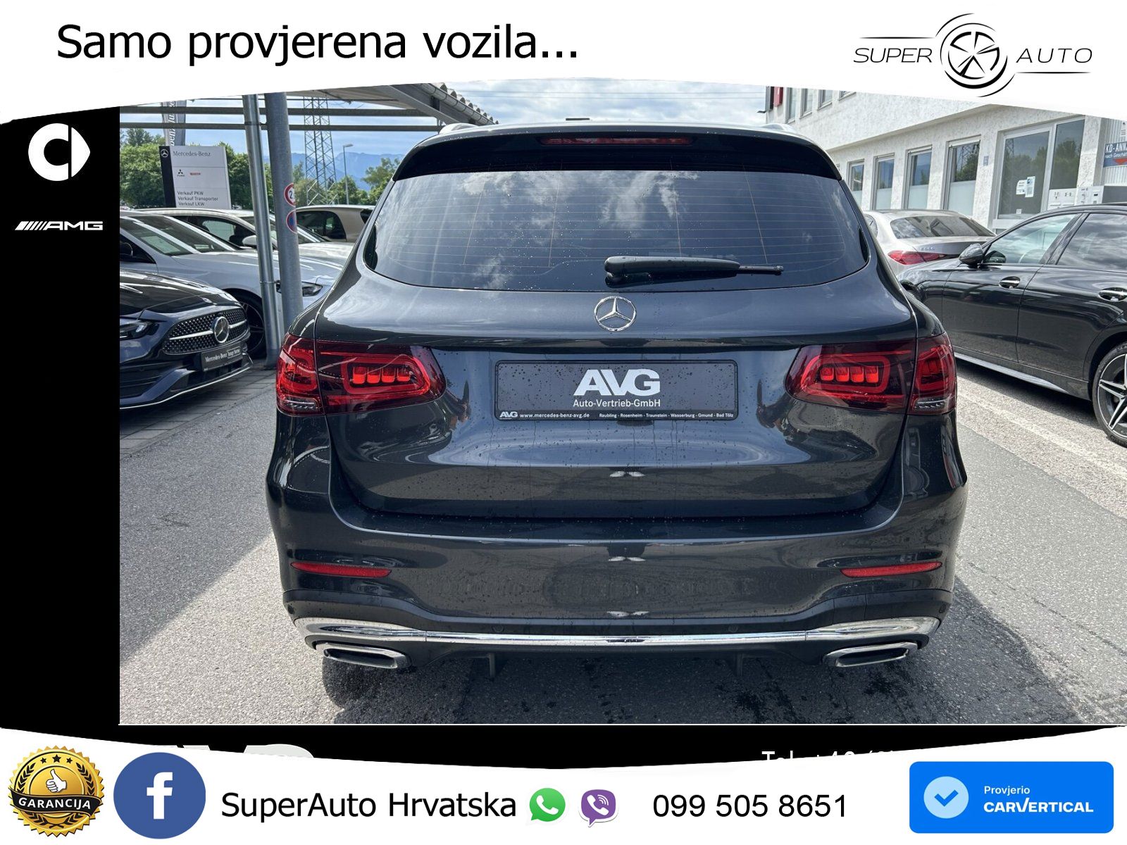 Mercedes GLC 400d (330 KS) 4MATIC 9G-TRONIC AMG ZRAČNI+ACC+4xGR SJED+KAM