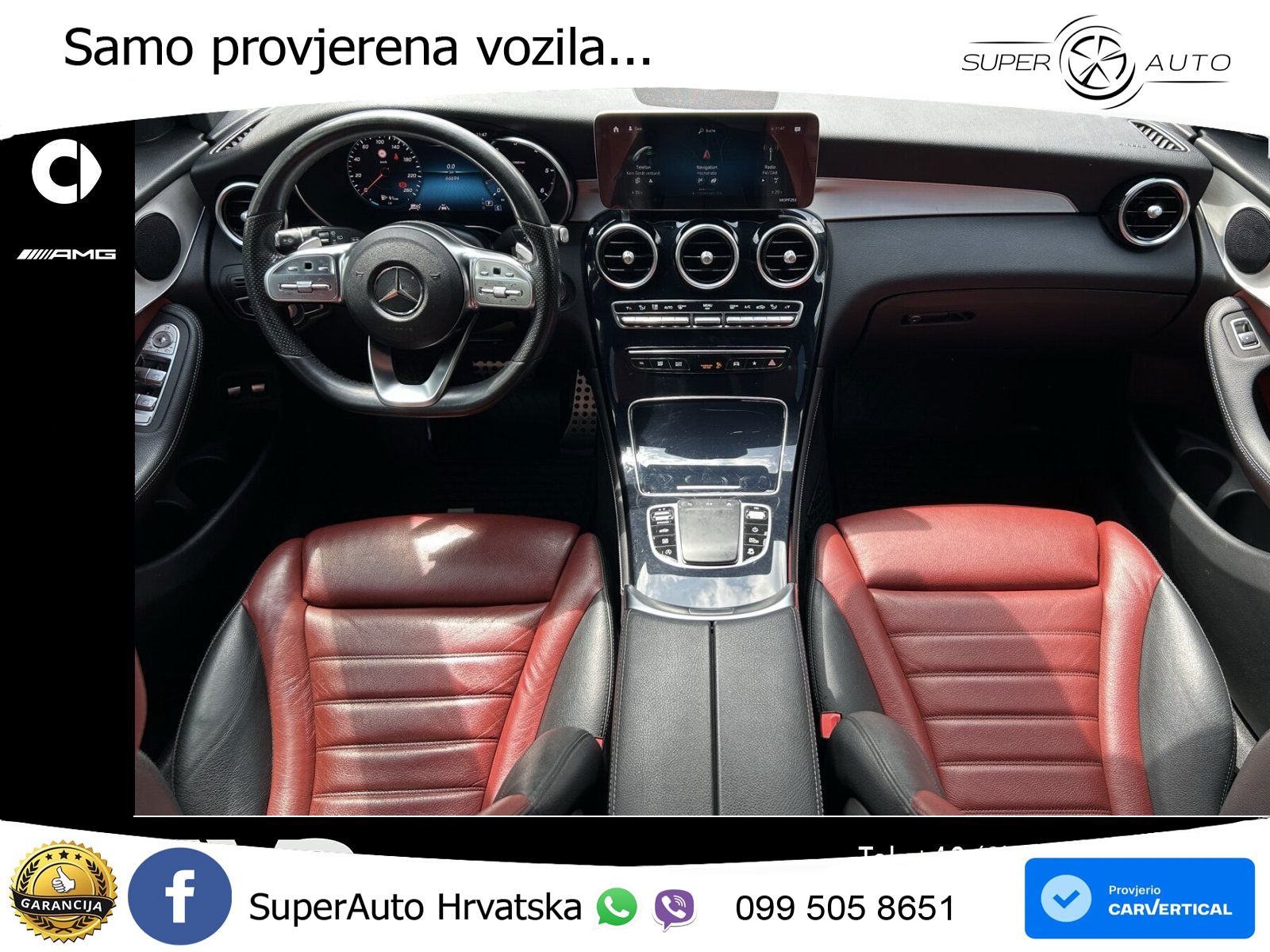 Mercedes GLC 400d (330 KS) 4MATIC 9G-TRONIC AMG ZRAČNI+ACC+4xGR SJED+KAM