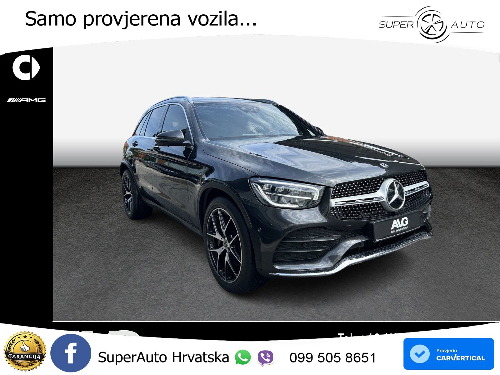 Mercedes GLC 400d (330 KS) 4MATIC 9G-TRONIC AMG ZRAČNI+ACC+4xGR SJED+KAM