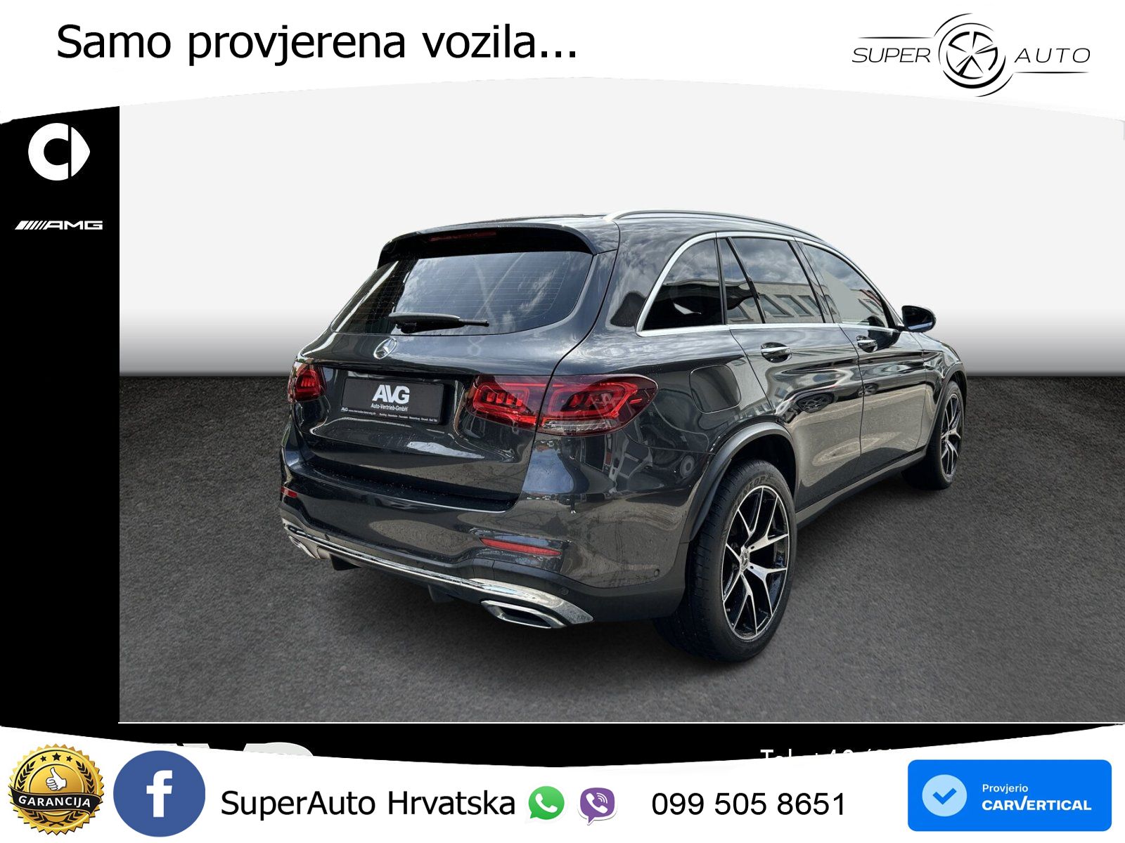 Mercedes GLC 400d (330 KS) 4MATIC 9G-TRONIC AMG ZRAČNI+ACC+4xGR SJED+KAM
