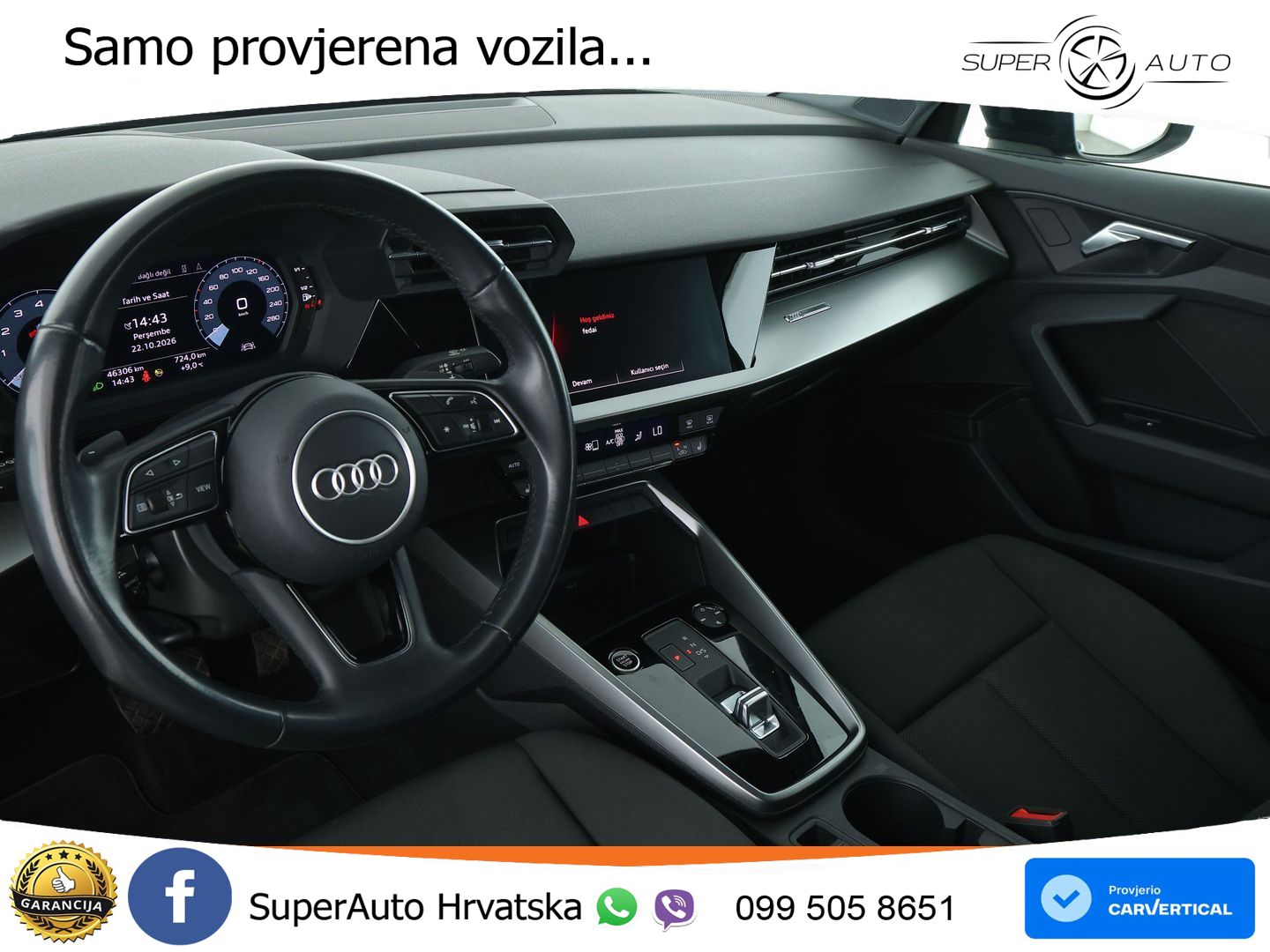 Audi A3 Limuzina 35 TFSI (150 KS) S tronic LED+GR SJED+ACC