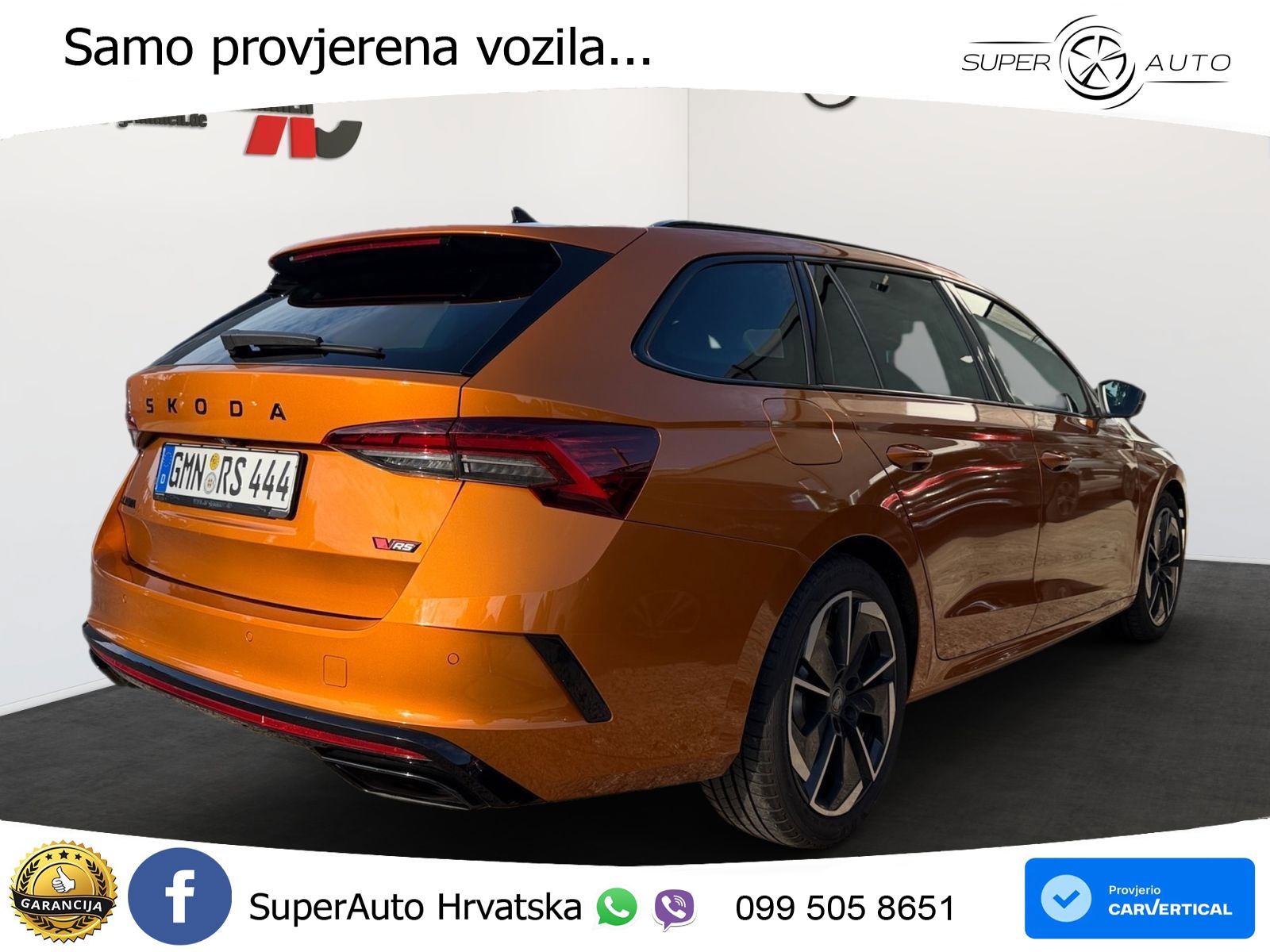 Škoda Octavia Combi RS 2.0 TSI (265 KS) DSG LED+GR SJED+ACC