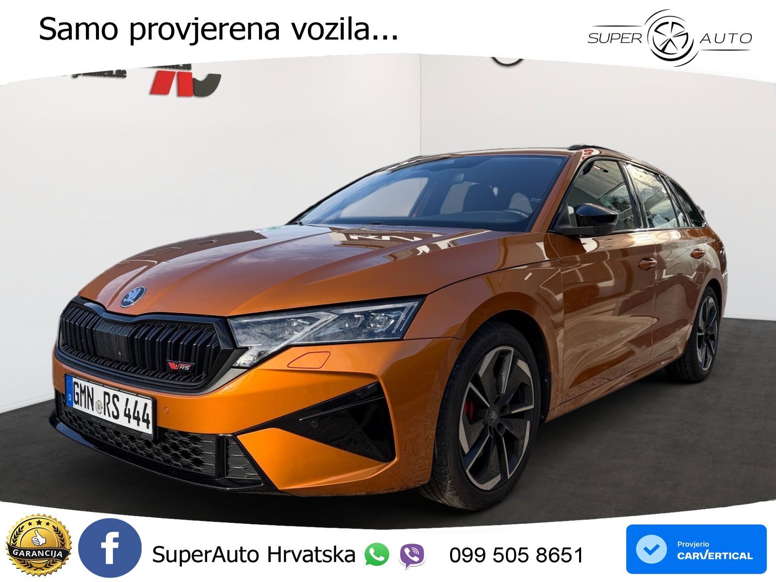 Škoda Octavia Combi RS 2.0 TSI (265 KS) DSG LED+GR SJED+ACC
