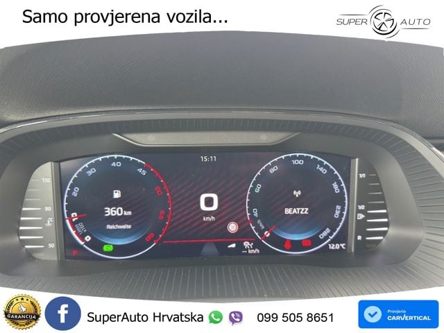 Škoda Octavia Combi RS 2.0 TDI (200 KS) DSG LED+GR SJED+ACC