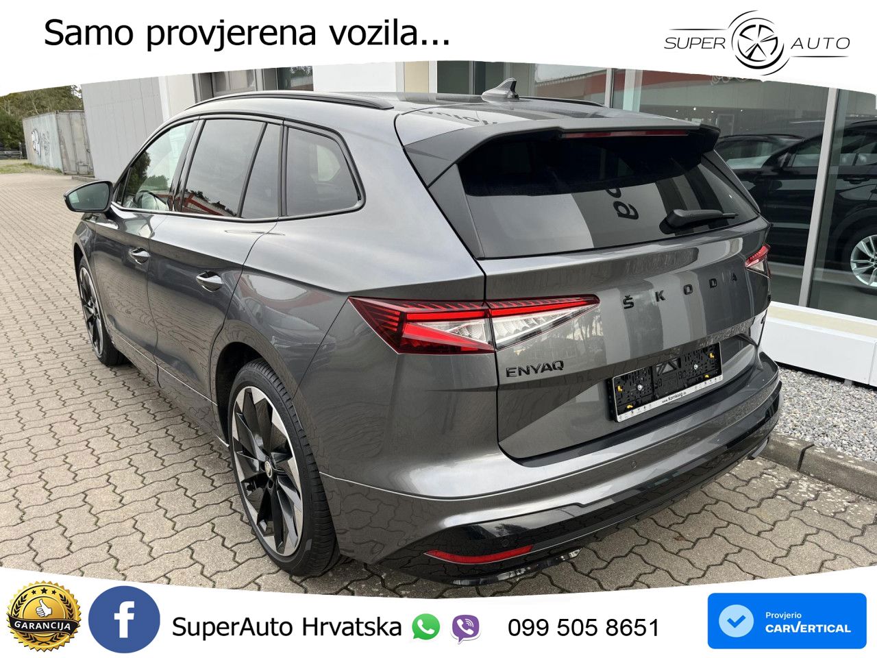 Škoda Enyaq iV 80 82 kWh (204 KS) SportLine LED+GR SJED+ACC