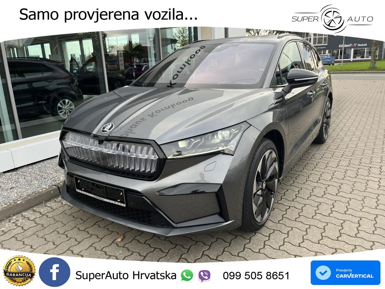 Škoda Enyaq iV 80 82 kWh (204 KS) SportLine LED+GR SJED+ACC