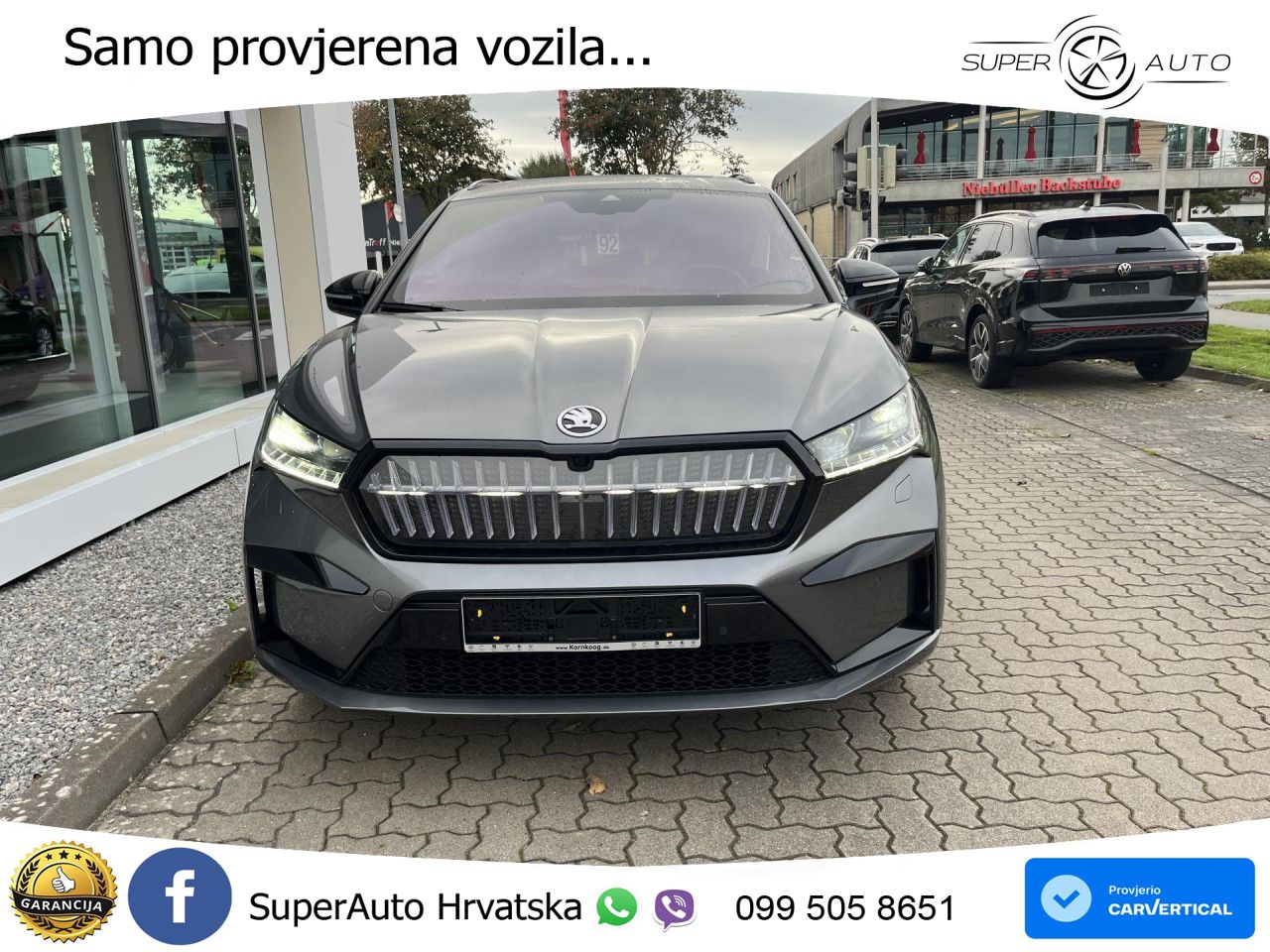 Škoda Enyaq iV 80 82 kWh (204 KS) SportLine LED+GR SJED+ACC
