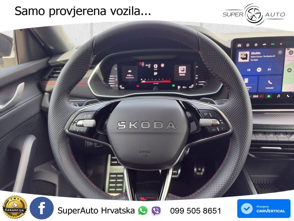 Škoda Octavia Combi RS 2.0 TSI (265 KS) DSG LED+GR SJED+ACC
