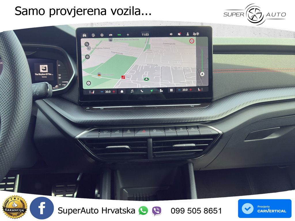 Škoda Octavia Combi RS 2.0 TSI (265 KS) DSG LED+GR SJED+ACC