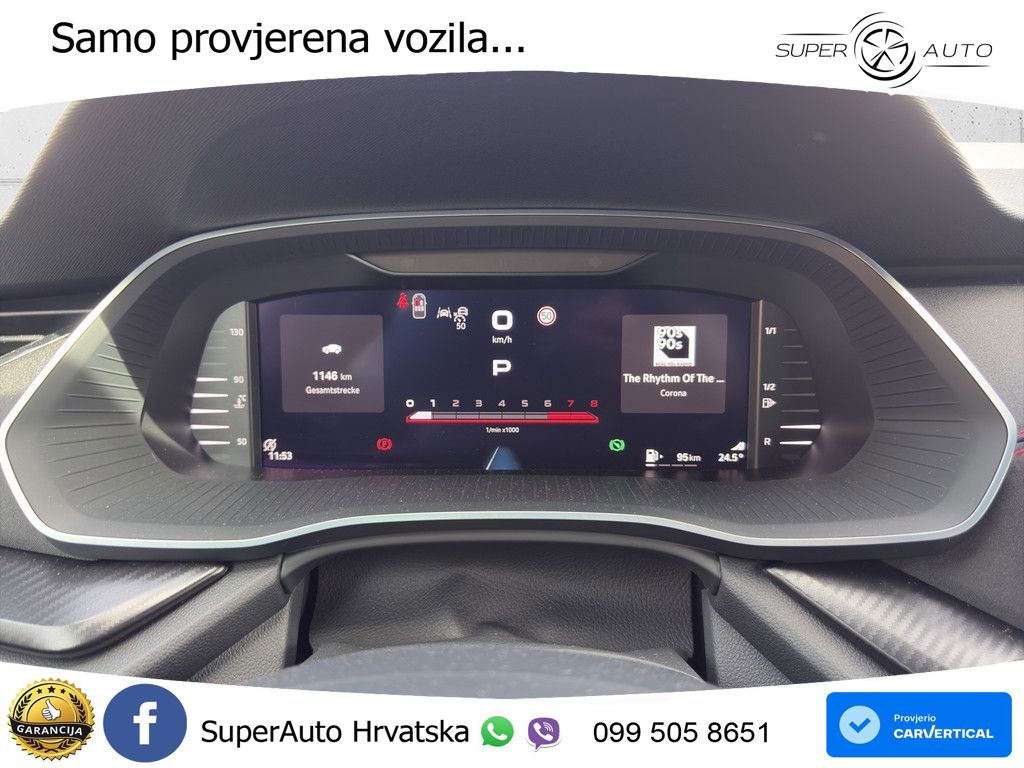 Škoda Octavia Combi RS 2.0 TSI (265 KS) DSG LED+GR SJED+ACC