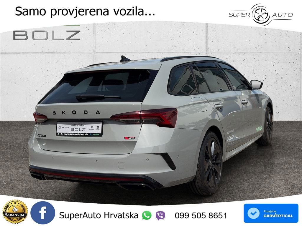 Škoda Octavia Combi RS 2.0 TSI (265 KS) DSG LED+GR SJED+ACC