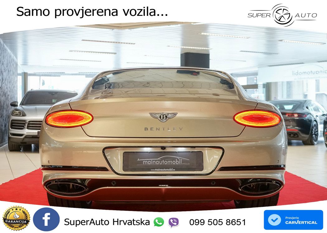Bentley Continental GT III Speed 6.0 TSI W12 (659 KS) AWD DCT ACC+HEAD+GR SJED+360+PANO