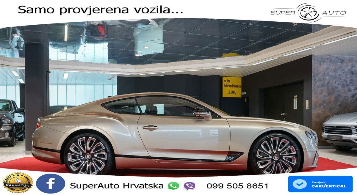 Bentley Continental GT III Speed 6.0 TSI W12 (659 KS) AWD DCT ACC+HEAD+GR SJED+360+PANO