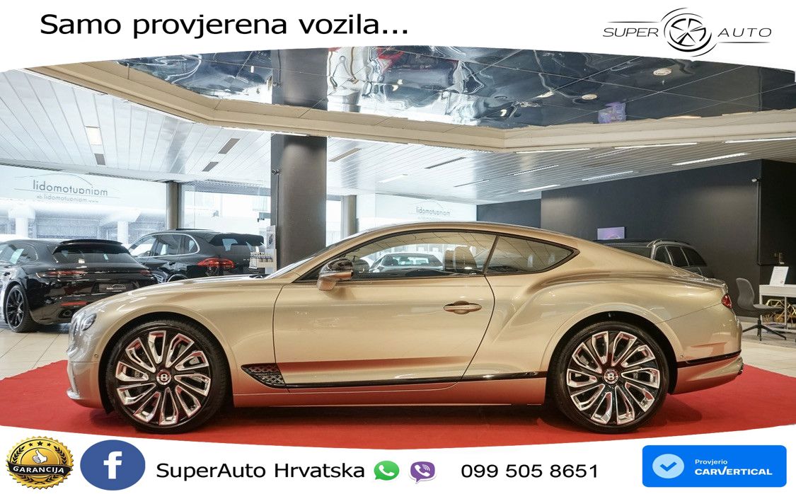 Bentley Continental GT III Speed 6.0 TSI W12 (659 KS) AWD DCT ACC+HEAD+GR SJED+360+PANO