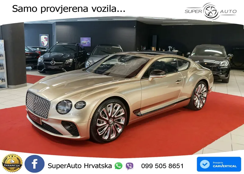 Bentley Continental GT III Speed 6.0 TSI W12 (659 KS) AWD DCT ACC+HEAD+GR SJED+360+PANO