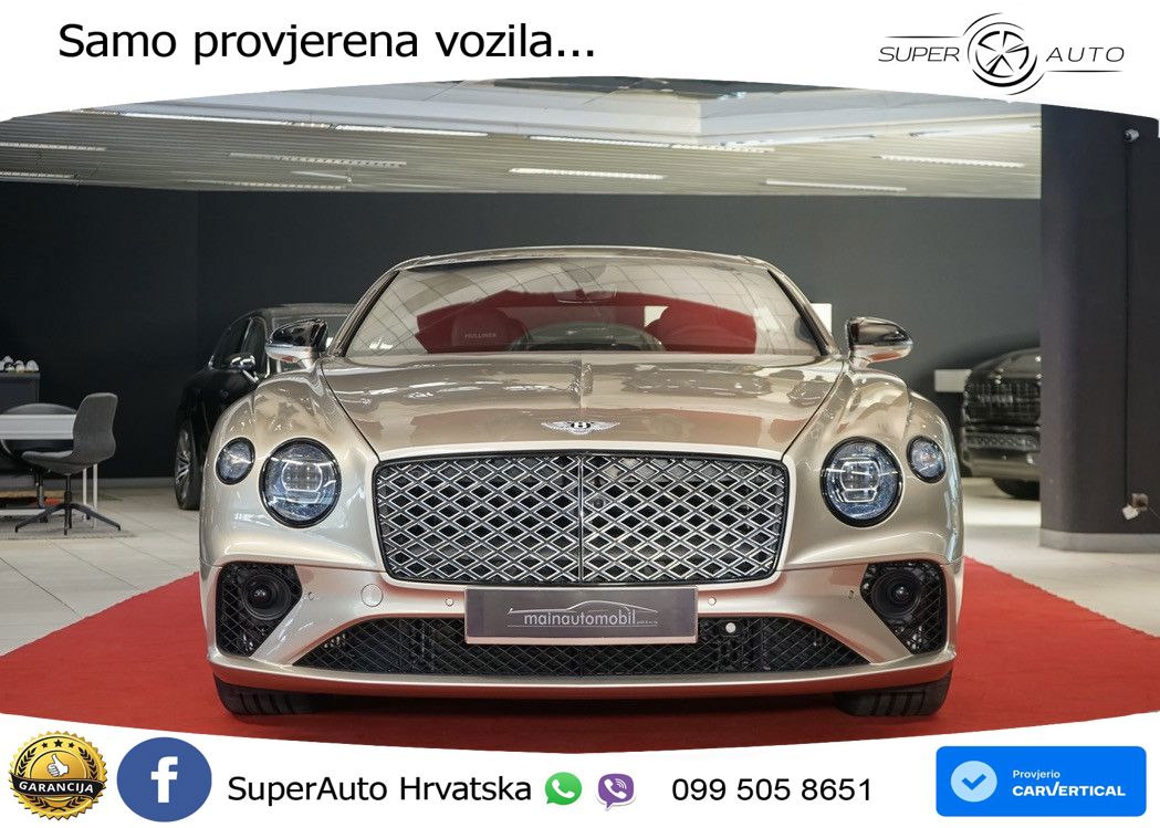 Bentley Continental GT III Speed 6.0 TSI W12 (659 KS) AWD DCT ACC+HEAD+GR SJED+360+PANO